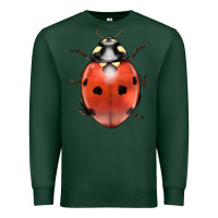 Sports Green lady bug Premium Sweatshirt - LillyAllenDesigns