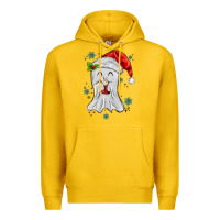 Lemon merry christmas ghost Premium Hoodie - MaliasSmallBusiness