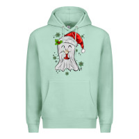 Seafoam merry christmas ghost Premium Hoodie - MaliasSmallBusiness