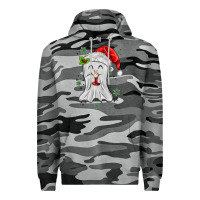 Slate Camo merry christmas ghost Premium Hoodie - MaliasSmallBusiness