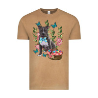 Vintage Camel easter pitbull Vintage Tee - RanaPortraitStore
