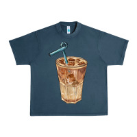 Midnight Navy iced latte Urban Heavy Tee - BarkalooDesign
