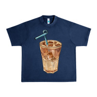 Navy iced latte Urban Heavy Tee - BarkalooDesign