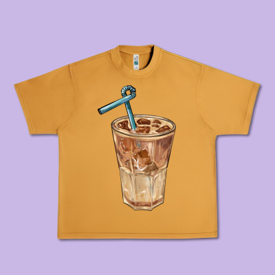 Iced Latte Urban Heavy Tee Designed By Barkaloodesign
