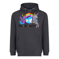 Smoke peace love unicorn Heavyweight Hoodie - LillyAllenDesigns