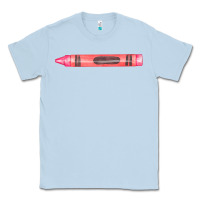 Dusty Blue pink crayon fa element Classic Tee - FaDigitalArtStudio