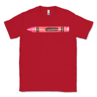 Red pink crayon fa element Classic Tee - FaDigitalArtStudio