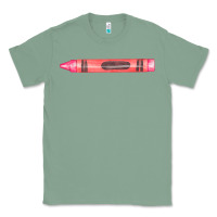 Sage pink crayon fa element Classic Tee - FaDigitalArtStudio