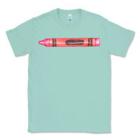 Seafoam pink crayon fa element Classic Tee - FaDigitalArtStudio