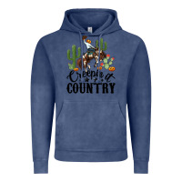 Vintage Denim creepin it country rodeo Vintage Hoodie - MaliasSmallBusiness