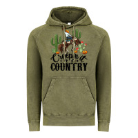 Vintage Olive creepin it country rodeo Vintage Hoodie - MaliasSmallBusiness