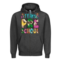 Charcoal Heather team preschool Zipper Hoodie - JahusDesignShop