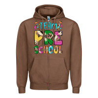 Chestnut team preschool Zipper Hoodie - JahusDesignShop