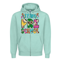 Seafoam team preschool Zipper Hoodie - JahusDesignShop