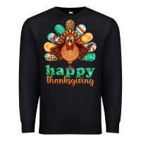 Black happy thanksgiving turkey Premium Sweatshirt - Jasminsmagicworld