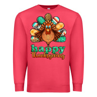 Cardinal happy thanksgiving turkey Premium Sweatshirt - Jasminsmagicworld