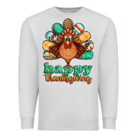 Dove Grey happy thanksgiving turkey Premium Sweatshirt - Jasminsmagicworld