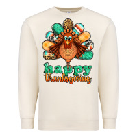 Sandshell happy thanksgiving turkey Premium Sweatshirt - Jasminsmagicworld
