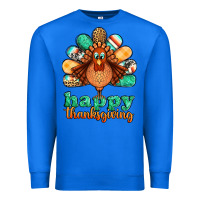 True Royal happy thanksgiving turkey Premium Sweatshirt - Jasminsmagicworld