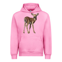 White Tailed Fawn Deer Urban Hoodie | Teevron