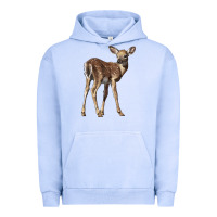 Pigment Grape Ice white tailed fawn deer Urban Hoodie - LillyAllenDesigns