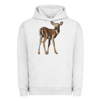 Pigment Lunar Rock white tailed fawn deer Urban Hoodie - LillyAllenDesigns