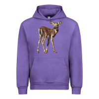 Tulip white tailed fawn deer Urban Hoodie - LillyAllenDesigns