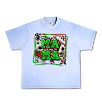 Grape Ice soccer mama with leopard Urban Heavy Tee - Zillion Design Studio