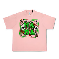 Salmon soccer mama with leopard Urban Heavy Tee - Zillion Design Studio