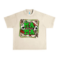 Sandshell soccer mama with leopard Urban Heavy Tee - Zillion Design Studio