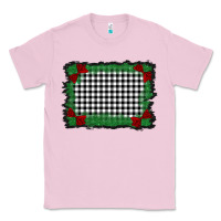 Bubblegum Pink christmas black and white background Classic Tee - BarkalooDesign
