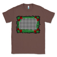 Chestnut christmas black and white background Classic Tee - BarkalooDesign