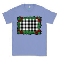 Colony Blue christmas black and white background Classic Tee - BarkalooDesign