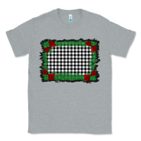 Heather Grey christmas black and white background Classic Tee - BarkalooDesign