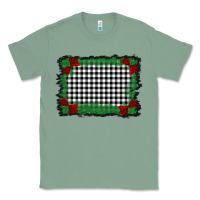 Sage christmas black and white background Classic Tee - BarkalooDesign