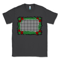 Smoke christmas black and white background Classic Tee - BarkalooDesign