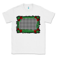White christmas black and white background Classic Tee - BarkalooDesign