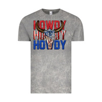 Howdy Howdy Howdy 4th Of July Bull Skull Billie Wi Vintage Tee | Teevron