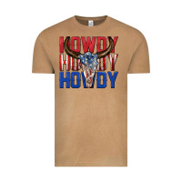 Vintage Camel howdy howdy howdy 4th of july bull skull billie wi Vintage Tee - texasbilliewilder
