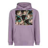 Lavender suffolk ewe and merino ram sheeps Heavyweight Hoodie - BarkalooDesign