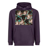 Plum suffolk ewe and merino ram sheeps Heavyweight Hoodie - BarkalooDesign