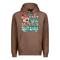 Chestnut baby its cold outside skeleton Premium Hoodie - MaliasSmallBusiness