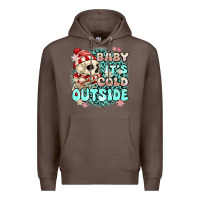 Coffee baby its cold outside skeleton Premium Hoodie - MaliasSmallBusiness