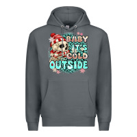 Rock baby its cold outside skeleton Premium Hoodie - MaliasSmallBusiness