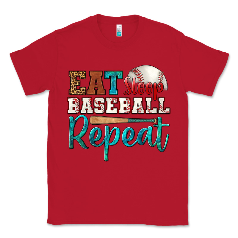 Eat Sleep Baseball Repeat Classic Tee by HRA Design Shop | Teevron