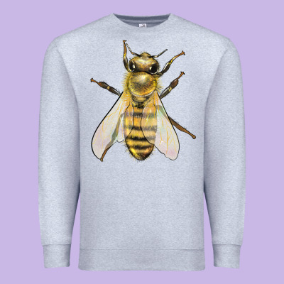 Bee Premium Sweatshirt Designed By Lillyallendesigns