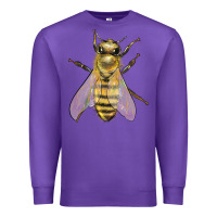 Purple Bee Premium Sweatshirt - LillyAllenDesigns