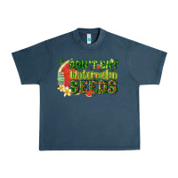 Midnight Navy dont eat watermelon seeds with summer Urban Heavy Tee - texasbilliewilder