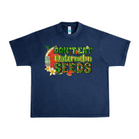 Navy dont eat watermelon seeds with summer Urban Heavy Tee - texasbilliewilder