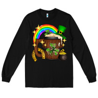 Black st. patricks day barrel beer Long Sleeve Tee - Neo Western